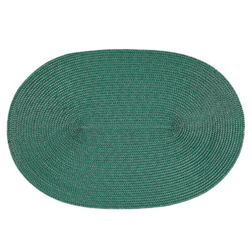 Сервірувальний килимок Deco овал зелений, 30 x 45 см, комплект 4 шт.