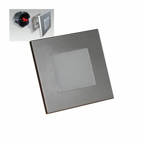 Emithor 48302 STEP LIGHT oprawa schodowa LED, 1 W, 60 lm, 4000 K, srebrny