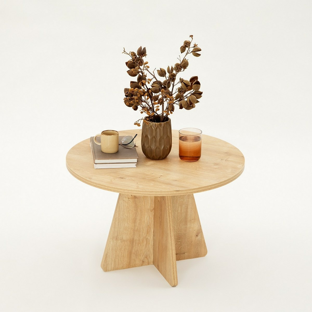 Konferenčný stolík Mushroom Sapphire Oak