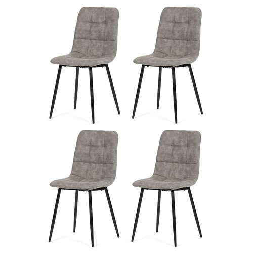 Set de scaune de sufragerie Vintage CT-281 GREY3,4 buc.