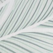 Matex Satinbettwäsche Graue Blätter, 140 x 200 cm, 70 x 90 cm