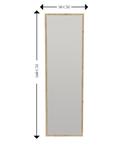 Spiegel Tessa Natural 50 x 160 cm