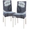 4Home Napínací potah na židli Noir , 45 - 50 cm,set 2 kos