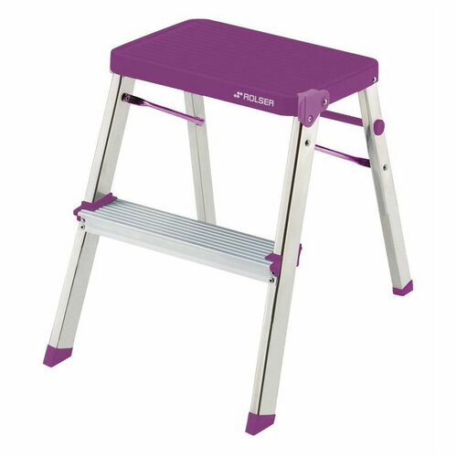 Rolser Klapptreppen M2 ALU Taburete, Lila