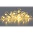 Svetlobna veriga Maurice, 20 LED krogel, toplabela barva, 2 m