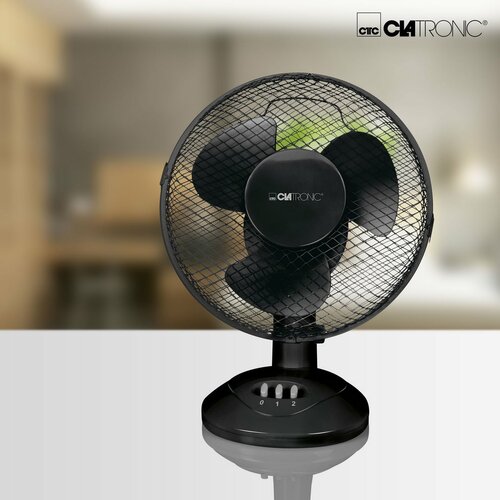 Clatronic VL 3601 asztali ventilátor, 23 cm,fekete