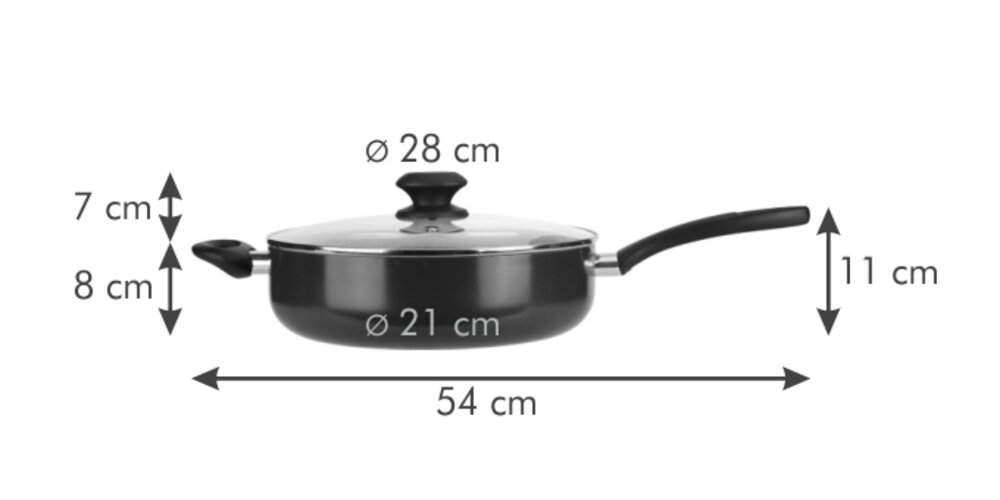 Tescoma Bratpfanne mit Deckel PRESTO 28 cm