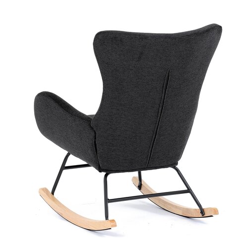 Fotoliu balansoar BK2, negru