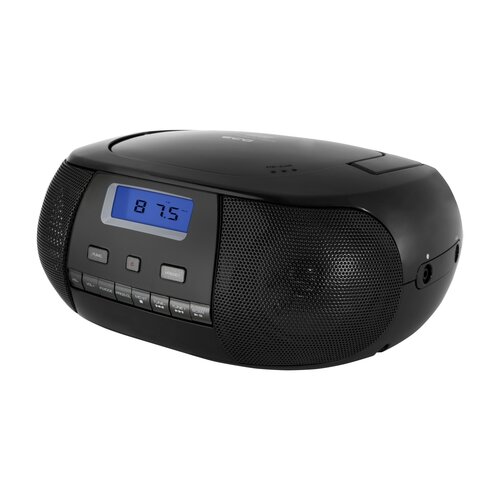 ECG CDR 500 prenosni radio z CD, črn