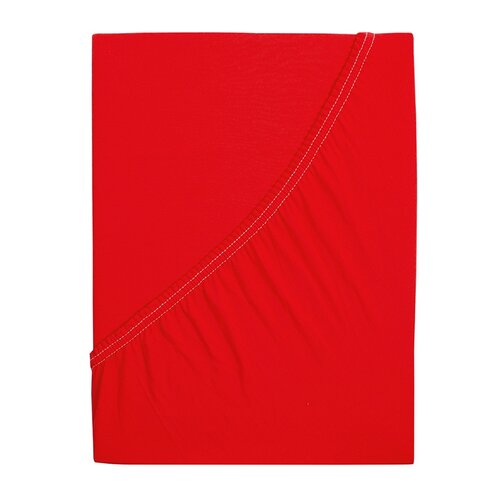 Cearșaf de pat jersey 4Home Ideal roșu, 180 x 200 cm