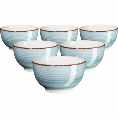 Mäser Set 6 skodelic Bel Tempo, 14 cm, svetlomodre