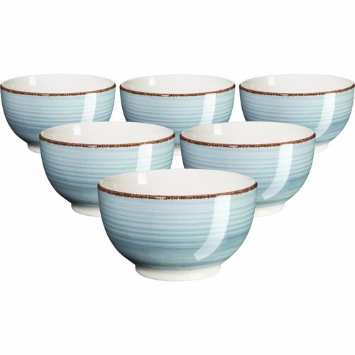 Mäser Set 6 skodelic Bel Tempo, 14 cm, svetlo modre