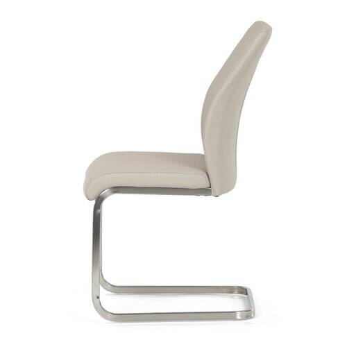 Scaun de dining din piele ecologică DCL-D1277 CRM,crem