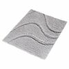 RIDDER 729807 La ola Badematte mit Anti-Rutsch-Beschichtung, 55 x 50 cm, grau
