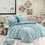 Pościel bawełniana Estelita turkusowy, 140 x 200 cm, 70 x 90 cm