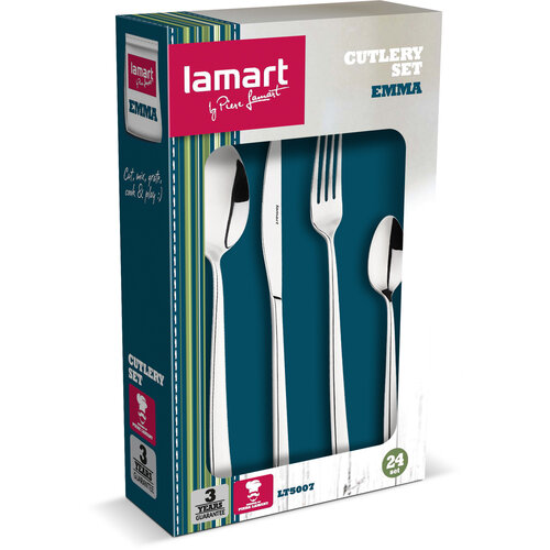 Lamart LT5007 24-teiliges Besteckset Emma