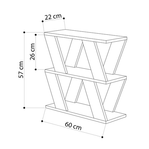Beistelltisch  Lazena Anthracite