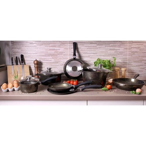 Kitchisimo Tiefe Bratpfanne, Durchmesser 28 cm, Aluminiumlegierung
