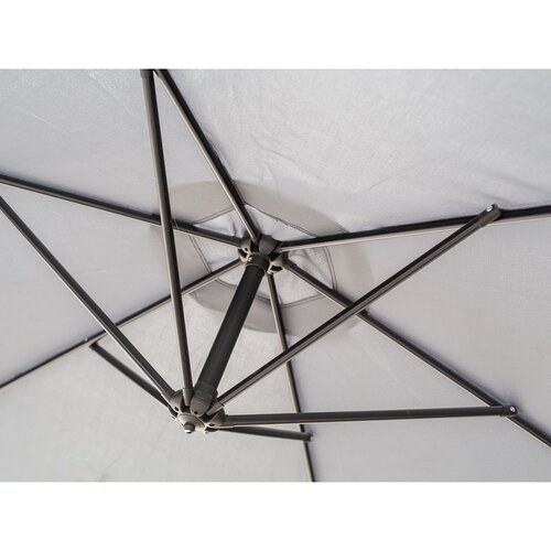 Happy Green Parasol ogrodowy podwieszany LUGO antracyt, 300 cm