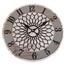 Nástěnné hodiny Mandala 34 cm, šedá