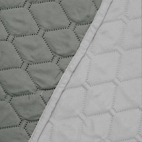 DecoKing Prekriv za postel Axel grafitno siva, 170x 210 cm