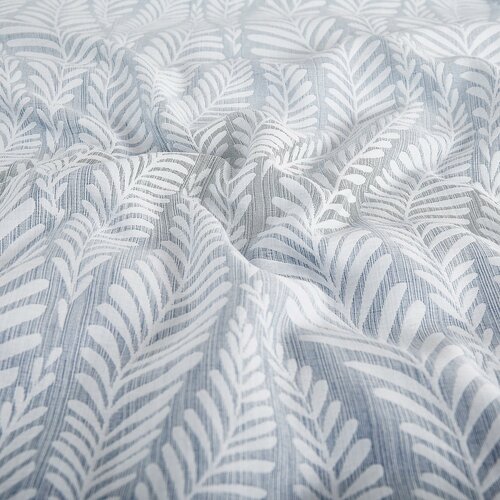 Jacquard-Bettwäsche Hawai blau, 140 x 200 cm, 70 x 90 cm