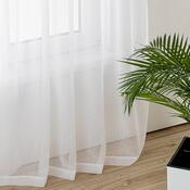 Perdea Homede Kresz Eyelets gold, alb, 140 x275 cm