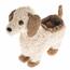 Weidengeflechtübertopf mit PVC Hund, 32 x 30 x 24 cm