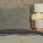 4Home Ovčja posteljnina Teddy siva, 140 x 200 cm, 70 x 90 cm