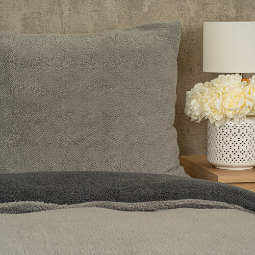 Lenjerie de pat 4Home Teddy gri , 140 x 200 cm, 70 x 90 cm