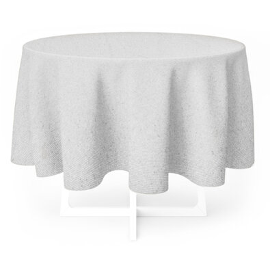 Table pamut terítő szürke, átmérő 150 cm