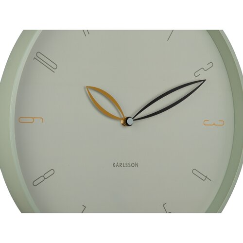 Zegar ścienny Karlsson 6012GR zielony, średnica 40 cm
