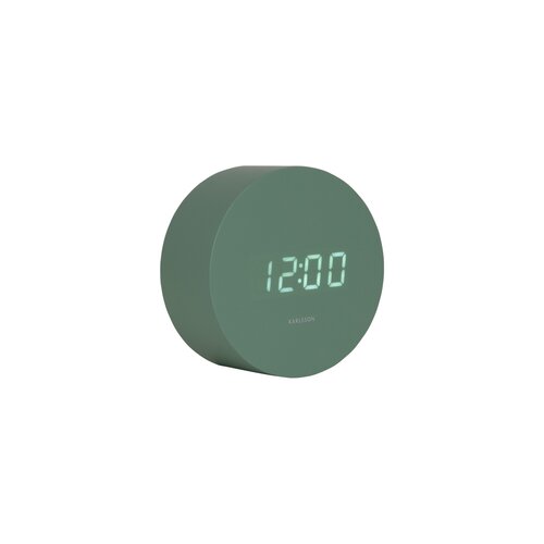Karlsson 5981GR ceas LED de design cu alarmăverde, dia. 9 cm