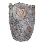 Betonový obal na kvetináč Stone sivá, 16 x 22 cm