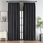4Home Verdunkelungsvorhang mit Ringen Cairo Grau, 150 x 250 cm
