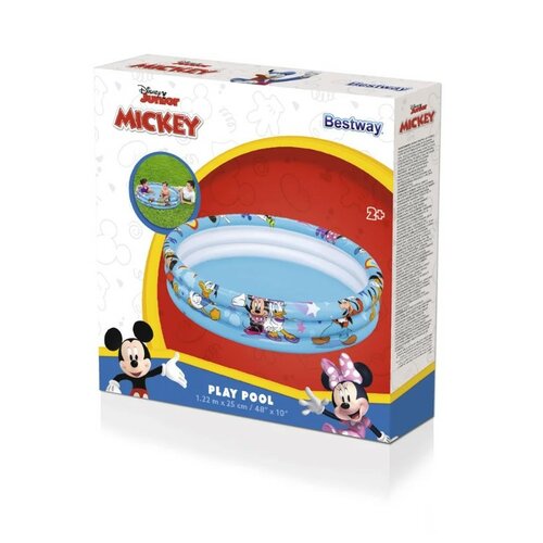 Bestway Надувний басейн Disney Junior: Mickey та друзі, 122 х 25 см