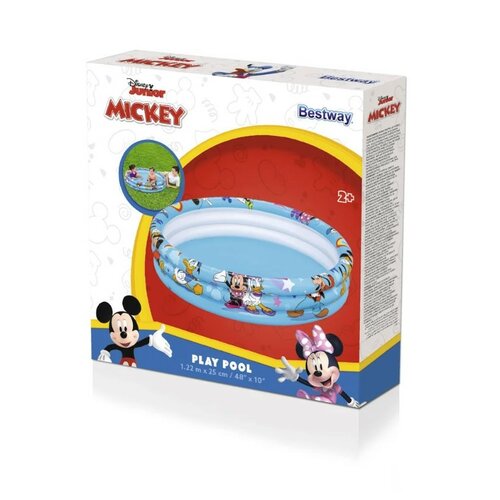 Bestway Napihljiv bazen Disney Junior: Mickey inprijatelji, 122 x 25 cm