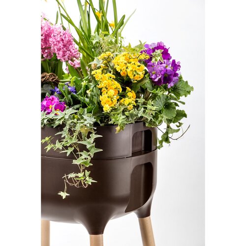 Plastia Низька ємність для вирощування Urbalive, коричневий