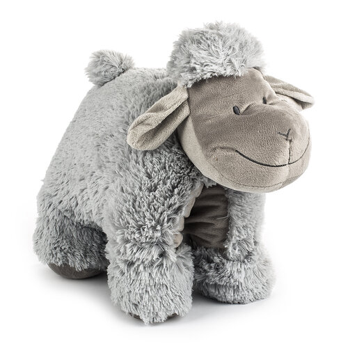 Poduszka Owieczka na rzepy szara, 50 x 26 cm