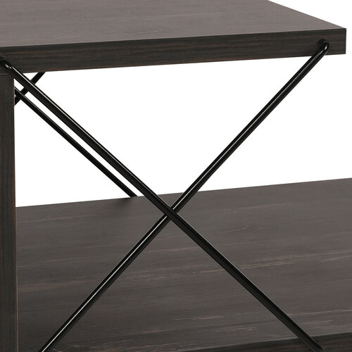 Nachttisch Cross Dark Brown