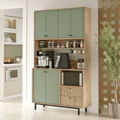 Schrank Rery Oak and Green