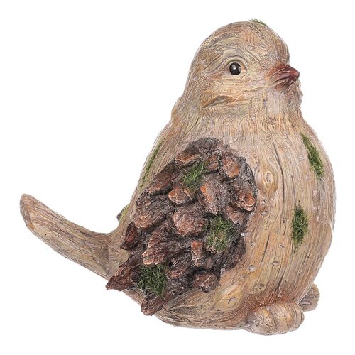 Ptaszek z polyresinu Glery, 13 x 17 x 15,5 cm