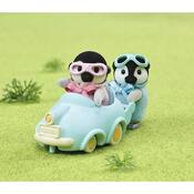 Sylvanian Families Baby pingvini dvojčata zavtomobilčkom