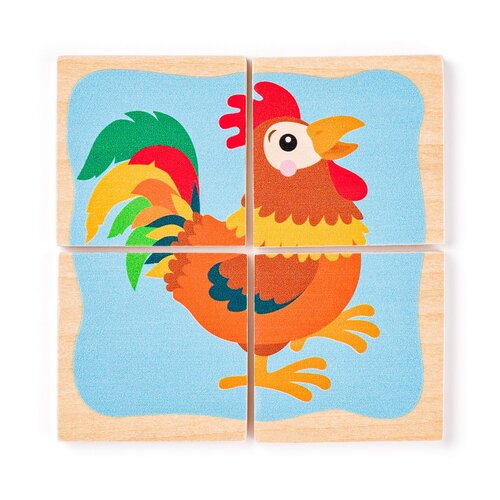 Woody Minipuzzle hišni ljubljenčki