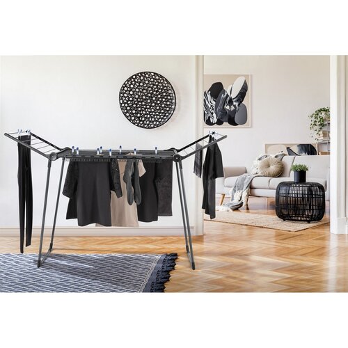 Leifheit Sušák na prádlo Pegasus 150 Solid Slim Black 81690