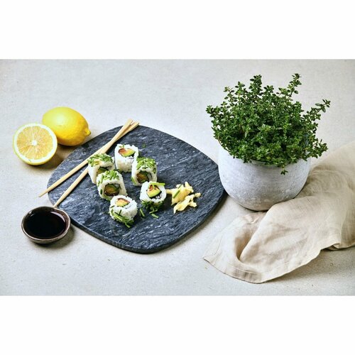 Kesper 38410 Taca do serwowania marmur, 30 x 25 cm