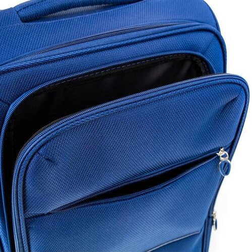 Pretty UP Cestovný textilný kufor malý, 20", modrá