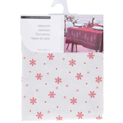 Snowflake I karácsonyi terítő szürke 130 x 180 cm
