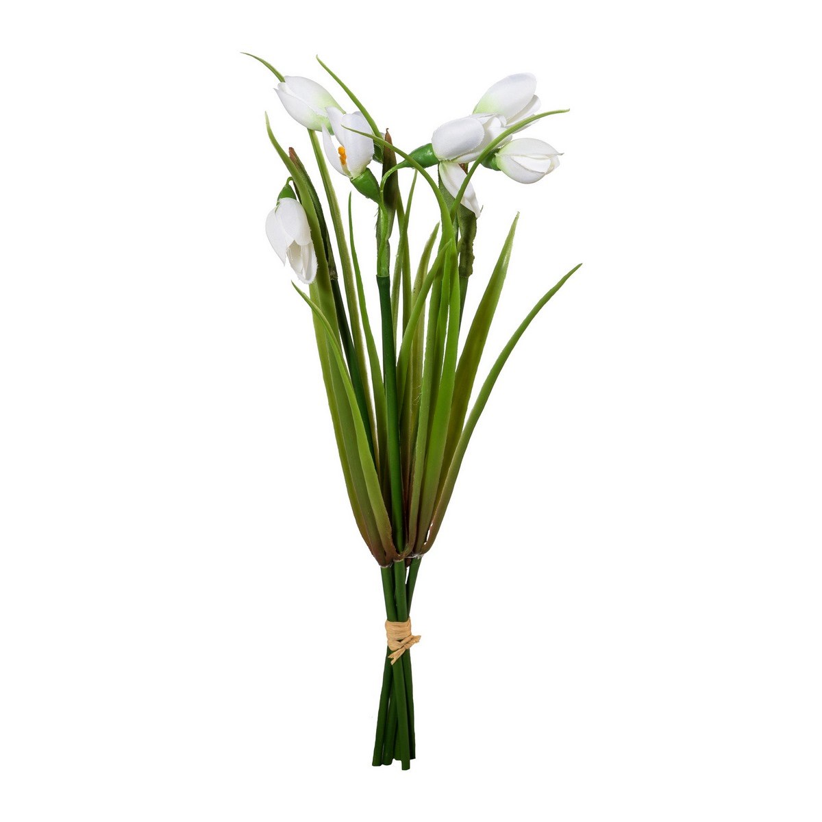 Umelá kvetina zväzok snežienok, 30 cm