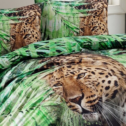 Matějovský Bavlnené obliečky Deluxe Leopard, 140 x 200 cm, 70 x 90 cm